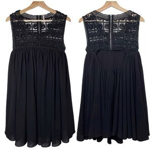 FREE PEOPLE Boho Crochet Lace Babydoll Dress size XS